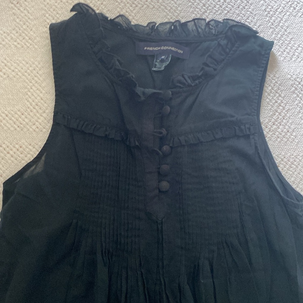 French Connection Ruffle Tank Size 10 - Picture 2 of 7